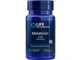 Life Extension Melatonin Lozenges 3mg, 60 lozenges